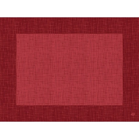 100 Tischsets, glatt Linnea, 30 x 40 cm, Bordeaux