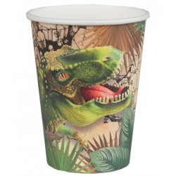 10 tazze Dinosauro 27cl