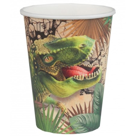10 tazze Dinosauro 27cl
