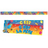 Bannière c'est la fête, 2.44 mètres