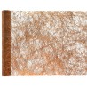 Chemin de table fanon métallisé,  cuivre, 30 cm x 5 mètres