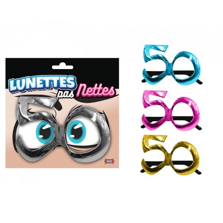 Lunettes anniversaire 50 ans