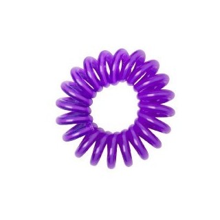 12 Bracelets ressorts, plastique,  violet