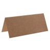 Segnaposto, cartone, 3 x 7 cm, sacchetto di 10 pezzi, kraft