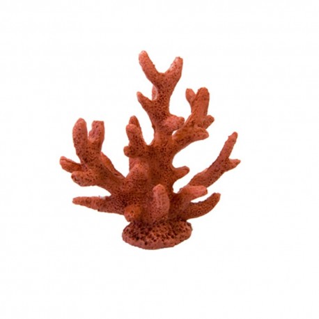 Corallo in resina a forma di albero, 5,5 x 5,5 x 4 cm
