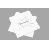 20 Kommunionservietten, 33 cm x 33 cm cm, 3-lagig, Metallic-Druck