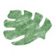 4 Sottopiatto foglia, 38 x 35 cm, verde
