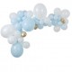 Arch-Kit mit 57 babyblauen Luftballons
