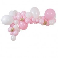 Kit arche de 57 ballons babypink