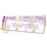 Bannière baptême, 2.44 mètres