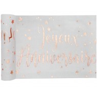 Chemin de table "Joyeux Anniversaire"