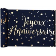 Chemin de table "Joyeux Anniversaire"