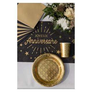 Chemin de table "Joyeux Anniversaire"
