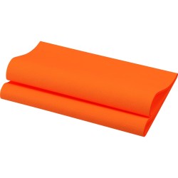 60 tovaglioli Dunisoft, 40 x 40 cm 1/4,  Sun orange