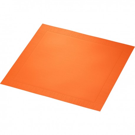 50 Klassik-Servietten, uni, Sun Orange, 40 x 40, 1/4