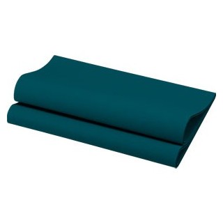 60 Serviettes Dunisoft, 40 x 40 cm 1/4, Ocean Teal