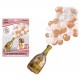 1 Kit de décoration ballons bouteille rose gold 