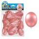 25 ballons métal rose gold