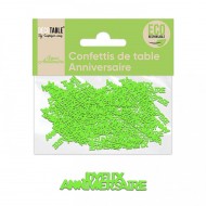 coriandoli verde "Joyeux Anniversaire" buon compleanno, Carta ecologica