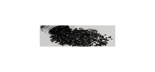 Rollsplitte, schwarz, 400 Gramm