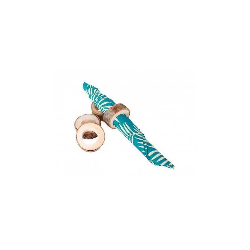 8 Ronds de serviette en bois Ø 3CM X 1.8CM Ht.