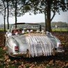 Landauto-Bausatz „Just Married“ aus Jute, Spitze, Leinen