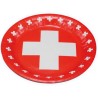 8 Teller mit Schweizerkreuz Ø 23cm