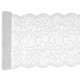 Chemin de table dentelle prenium, blanc, 18cm x 3m