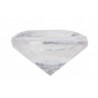 50 Petits diamants transparent, 1,2 x 0,7 cm