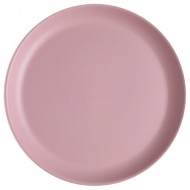 6 große Teller, Ø 27,4 cm, Schrumpfschlauch, rosa