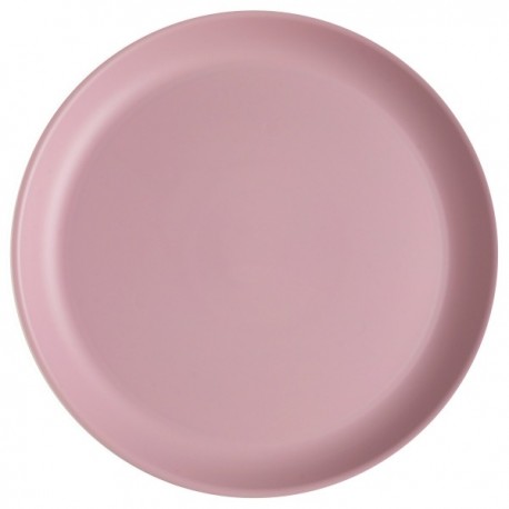 6 Assiettes grandes, Ø 27,4cm, Thermorétracté, rose