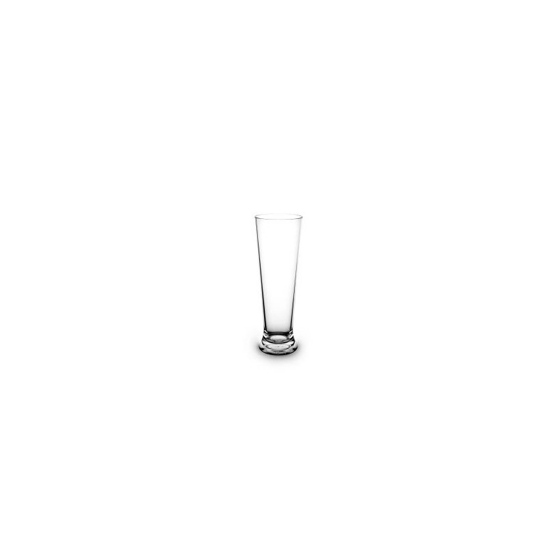 1 Verre à bière incassable et réutilisable, transparent, 33cl
