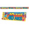 Striscione 40 anni, 2,44m