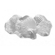 50 Blütenblätter in Silber-Metallic-Optik