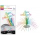 Centre de table joyeux anniversaire, multicolore