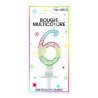 Candela numero 6 multicolore