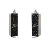 1 Sacchetto regalo per bottiglia "Joyeux Anniversaire" nero-argento
