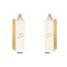 1 Sac cadeau pour bouteille "Joyeux Anniversaire"  Blanc- Or