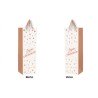 1 Sacchetto regalo per bottiglia "Joyeux Anniversaire" Oro - Oro rosa