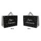 1 Sac cadeau moyen "Joyeux Anniversaire" noir-argent