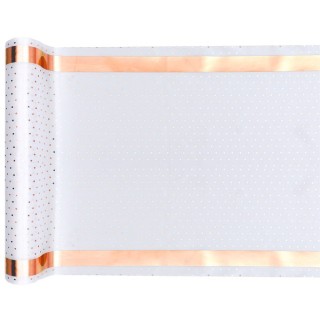 Chemin de table Passe partout, 28cm x 3m, blanc