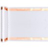 Runner da tavola Passepartout, 28cm x 3m, bianco