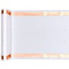 Chemin de table Passe partout, 28cm x 3m, blanc