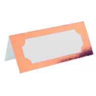 Marque-place rectangle métallisé 3 x 7 cm, sachet de 10 pièces