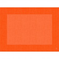 100 Tischsets, Linnea uni, 30 x 40 cm, sonnenorange