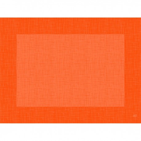 100 sets de table, Linnea uni, 30 x 40 cm, sun orange