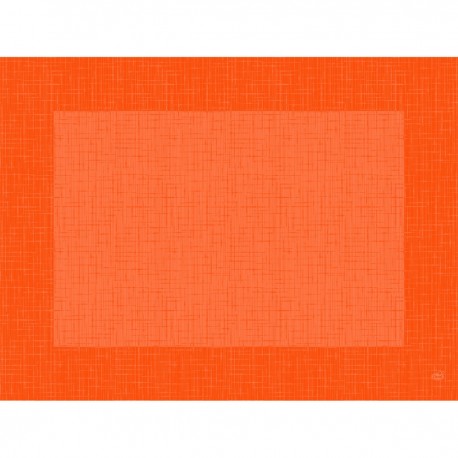 100 Tischsets, Linnea uni, 30 x 40 cm, sonnenorange