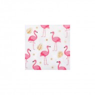 12 Flamingo Papierservietten 33 x 33 cm