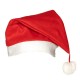 Bonnet de Noël rouge avec pompon blanc