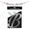 Guirlande Lettres Bonne Année Argent. 4m